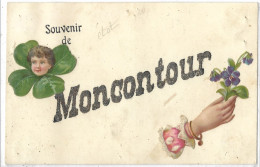 22     SOUVENIR  DE  MONCONTOUR  (état  ) - Moncontour