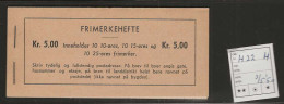 1945 MNH Norway, Booklet H22-H - Postzegelboekjes