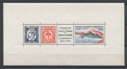 CALEDONIE 1960 Bloc N° 2 ** Neuf MNH Superbe C 22 € Centenaire De La Poste Triquérat Port-de-France Oiseau Cagou Bird - Blocks & Sheetlets