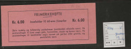 1964 MNH Norway, Booklet Facit H34-V - Markenheftchen