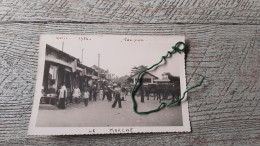 Photographie Ancienne Originale Le Marché Thuduc  1954 Vietnam Indochine - Asie