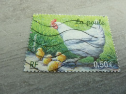 Nature De France - Animaux De La Ferme - La Poule - 0.50 € - Yt 3663 - Multicolore - Oblitéré - Année 2004 - - Ferme