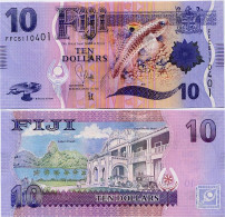 FIJI        10 Dollars       P-116a       ND (2013)       UNC - Fidschi