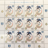 ITALIA REPUBBLICA ITALIA 2006-2007  INTER CAMPIONE D'ITALIA  MINIFOGLIO ** MNH - Blocks & Kleinbögen