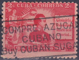 Cuba YT 294 Mi 205 Année 1946 (Used °) Gabriel De La Concepción Valdés - Poète - Gebraucht