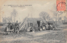 CPA 91 YERRES / BOIS DE GROS BOIS / UNE CABANE DE BUCHERONS - Yerres