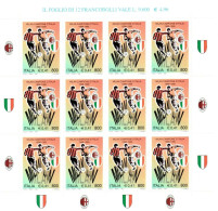 ITALIA REPUBBLICA ITALIA 1998-1999  MILAN CAMPIONE D'ITALIA  MINIFOGLIO ** MNH - Blocchi & Foglietti