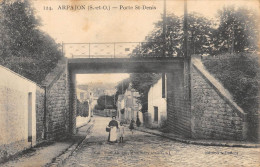 CPA 91 ARPAJON / PORTE SAINT DENIS - Arpajon