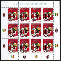 ITALIA REPUBBLICA ITALIA 2010-2011  MILAN CAMPIONE D'ITALIA  MINIFOGLIO ** MNH - Blocks & Kleinbögen