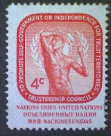 United Nations, Scott #73, Used(o),1959,Age Of Bronze, 4¢, Bright Red - Oblitérés