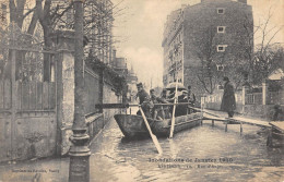 CPA 92 ASNIERES / RUE D'ANJOU / INONDATIONS 1910 - Asnieres Sur Seine