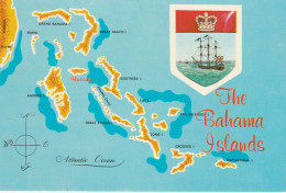 The Bahama Islands Bahamas  Map - Bahama's
