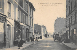 CPA 92 BILLANCOURT / RUE DE BILLANCOURT / PRISE DE LA RUE DE LA PLAINE - Boulogne Billancourt