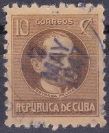 Cuba (Perf.10x10) YT 188Ba Mi 53C Année 1925-45, 1930 (Used °) Tomás Estrada Palma - Usati