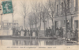 CPA 92 LES COTEAUX / RUE DE LONGCHAMPS / INONDATIONS 1910 - Andere & Zonder Classificatie