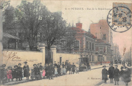 CPA 91 PUTEAUX / RUE DE LA REPUBLIQUE - Puteaux