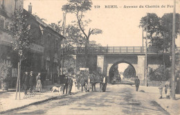 CPA 91 RUEIL / AVENUE DU CHEMIN DE FER - Rueil Malmaison