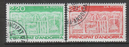 ANDORRA CORREO FRANCES Nº  410/411 ESTE SELLO O SIMILAR USADO O MATASELLADO DE PRIMER DIA (3. 2 ) - Usados