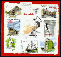 2007 Francia, Capitali Europee Bruxelles, Foglietto Nuovo (**) - Blocs Souvenir