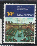 NEW ZEALAND NUOVA ZELANDA 1979 DEBATING CHAMBER HOUSE OF PARLIAMENT 14c USED USATO OBLITERE' - Usati