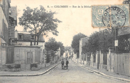 CPA 92 COLOMBES / RUE DE LA BIBLIOTHEQUE - Colombes