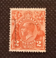 AUSTRALIE 1926 -1930 King George V - Different Watermark – 2P Oblitéré - Used Stamps