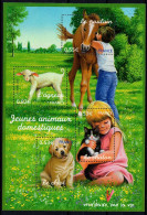 2006 Francia, Cuccioli Animali Domestici, Foglietto Nuovo (**) - Blocs Souvenir