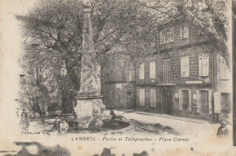 CPA-13-LAMBESC-postes Et Télégraphes-Place Carnot - Lambesc