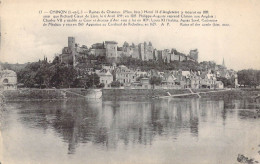 FRANCE - 37 - Chinon - Ruines Du Château - Carte Postale Ancienne - Chinon