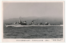 CPM - "FOUDROYANT" Torpilleur - 1941 - Oorlog