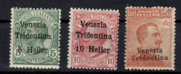 1918 Francobolli D'Austria Venezia Tridentina MLH - Trento