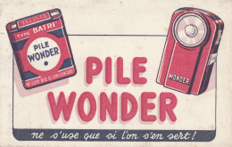 Buvard  - PILE  WONDER - Stationeries (flat Articles)