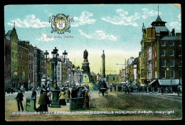 Ref 1627 - 1913 Postcard - O'Connolls Street Dublin - Good Bray Postmark Ireland - Dublin