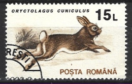 ROUMANIE. N°4095 Oblitéré De 1993. Lièvre. - Rabbits