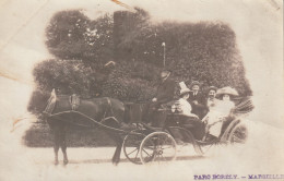 Carte Photo-13-MARSEILLE-Parc Borely-Attelage - Parks, Gärten