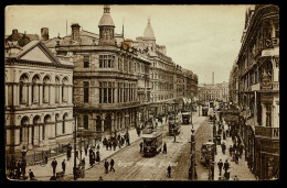 Ref 1627 -  Early Postcard - Trams On Royal Avenue Belfast - Ireland - Belfast