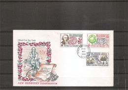 Nouvelles -Hébrides - Explorateurs - Bougainville ( FDC De 1968 à Voir) - Storia Postale