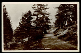 Ref 1628 -  Real Photo Postcard - The Knock Walk - Crieff Perthshire Scotland - Perthshire