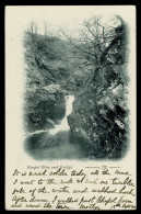 Ref 1628 -  1902 Postcard - Garpel Glen & Bridge Ayrshire - Good Moffat Postmark - Ayrshire