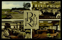 Ref 1628 -  Multiview Postcard - Rob Roy Highland Motel - Aberfoyle Stirlingshire Scotland - Stirlingshire
