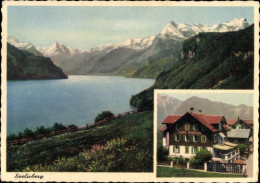 CPA Seelisberg Kanton Uri, Hotel Waldegg Und Restauration Dependance Und Chalet Montana - Seelisberg