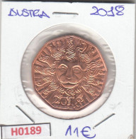 H0189 MONEDA AUSTRIA 5 EUROS 2018 SIN CIRCULAR - Austria