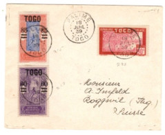 Togo - July 18, 1939 Palime Cover To Switzerland - Brieven En Documenten