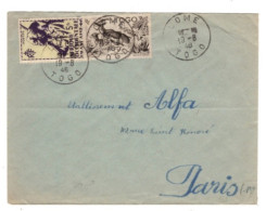 Togo - 4 Traveled Covers And 1 First Day Cover - Cartas & Documentos