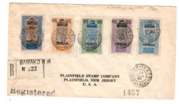 French Sudan - January 24, 1927 Registered Bamako Cover To The USA - Storia Postale
