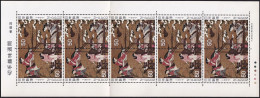 JAPAN 1977 Mi-Nr. 1316/17 Kleinbogen ** MNH Einmal Geknickt - Blokken & Velletjes