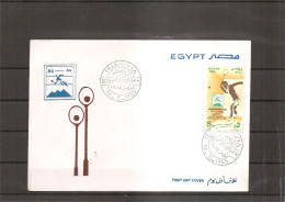 Egypte - Tennis ( FDC De 1985 à Voir) - Lettres & Documents