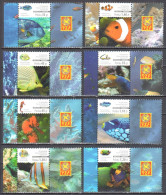 Poland  2014 - Marine Life - Exotic Fish - Mi.4716-23+label - MNH (**) - Nuovi