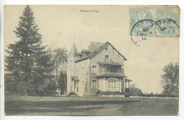 CPA 18 Cher - AUGY Sur L'Aubois (proche Sancergues) - Le Château - Vue Peu Commune - Sancergues