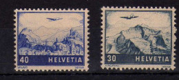 Suisse (1948) - P A  Avions Survolants Des Paysages  - Neufs** - MNH - Nuovi